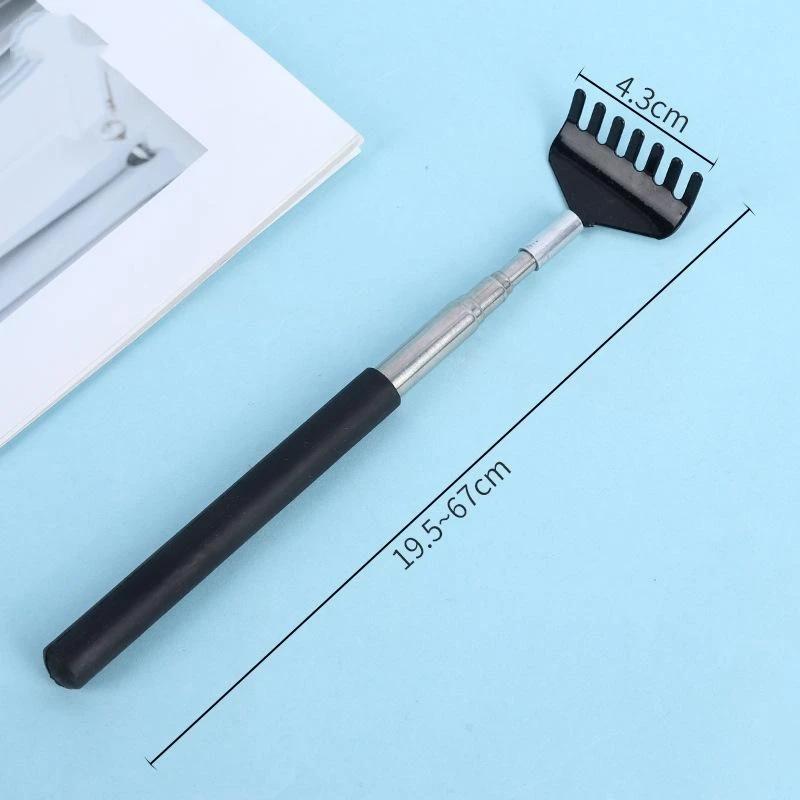 Extendable Telescoping Metal Back Scratcher With Hand Massager Portable Handles For Relief Thanksgiving Birthday Christmas Gifts
