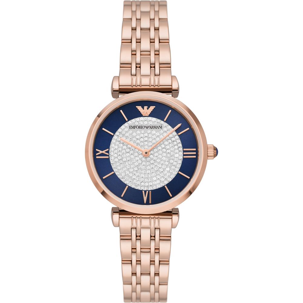 Emporio Armani Gianni T-Bar Multicolour Rose gold Metal Ladies Quartz Watch AR11423 розового золота