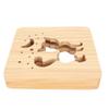 Wooden 3D Lamp Soft LED Light Cute Cat Hollow Shape Night Light Lamp for Bedrooms Living Rooms