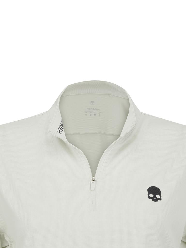 HYDROGEN Women'S Smartdry Short Sleeve Half-Zip Tee