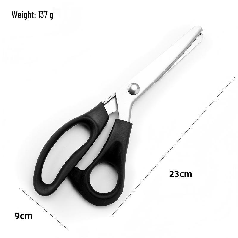 Handmade Cross-Border Tailor Scissors: Serrated Dog Tooth Fabric Scissors for Household and Craft Use