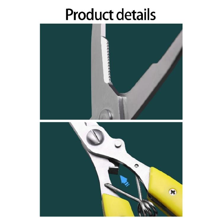 Heavy Type Stainless Steel Hook Removal Pliers Multifunctional Fishing Tool Hook Remover Line Cutter Pliers