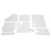 Desktop File Organizer PVC Space Saving Desk Organizer Shelf with Drawer for School Home Office Supplies B