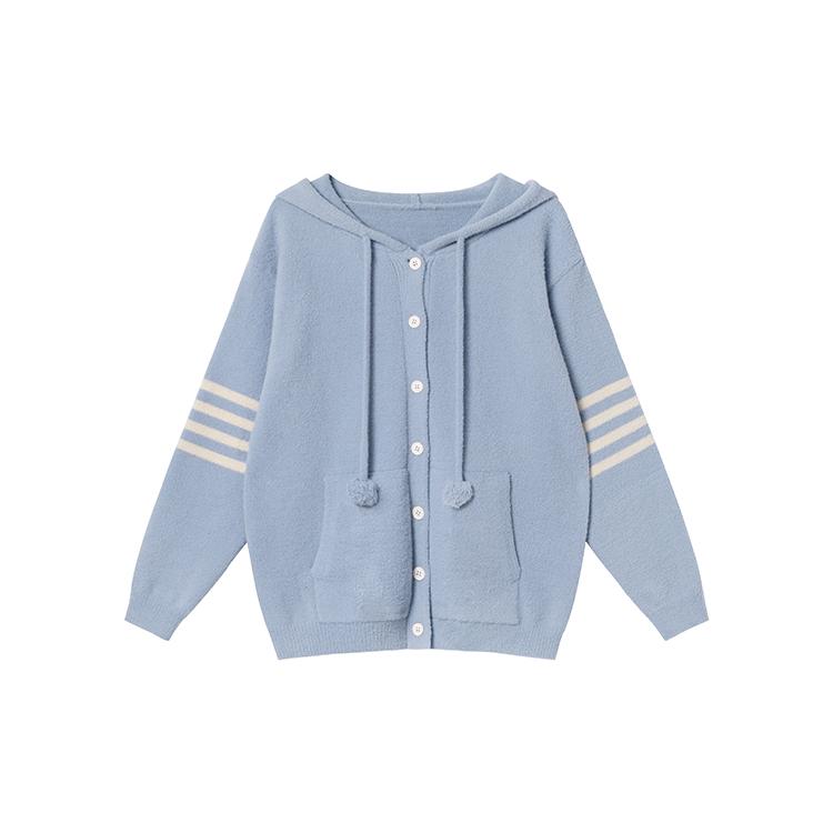 Dimanaf 2025 Vår Kvinner Stripet Nye Gensere Strikking Basic Mote O-Hals Stil Løs Pullover Genser