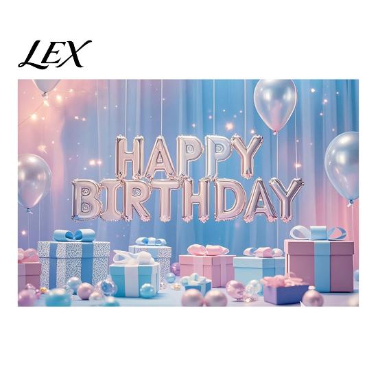 Polyester Birthday Banner Happy Backdrop, Party Photo Background Cloth for Celebration, Wrinkle-resistant Bunting Flag Decor Kids Women, Supplies