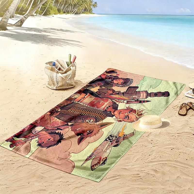 Tank Girl 2D Flat Print Beach Towel, Large Soft Quick Dry Towel for Beach Camping SwimmingDSTJ0925257