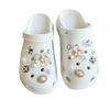 New Hole Shoes Fashionable Five-leaf Pearl Flower Five-pointed Star Pearl Buckle Decoration DIY Removable Set