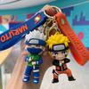 Naruto cartoon keychain Hatake Kakashi character keychain cartoon pendant bag car key decorations gifts for fans.