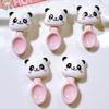 10 Pcs New Kawaii Cartoon Animal Pink Panda Spoonson Series Resin Scrapbook Diy Jewelry Children Gift Hairpin Accessories A86