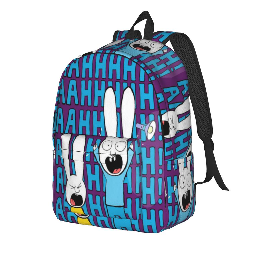 Simon Super Rabbit Backpack for Men Women Cool Student Hiking Travel Daypack  Laptop Computer Shoulder Bag Sports