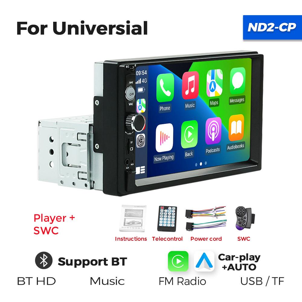 NOU Radio auto 1 din Pentru mașină universală Player MP5 Cu Carplay Android Auto Autoradio Player multimedia 1DIN Audio auto FM BT SWC
