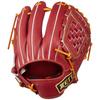 ZETT Prostatus Baseball Glove - Masashi Genda Type - Second/Short - Right Hand - Bordeaux Brown/Oak Brown (4036) - Size 4