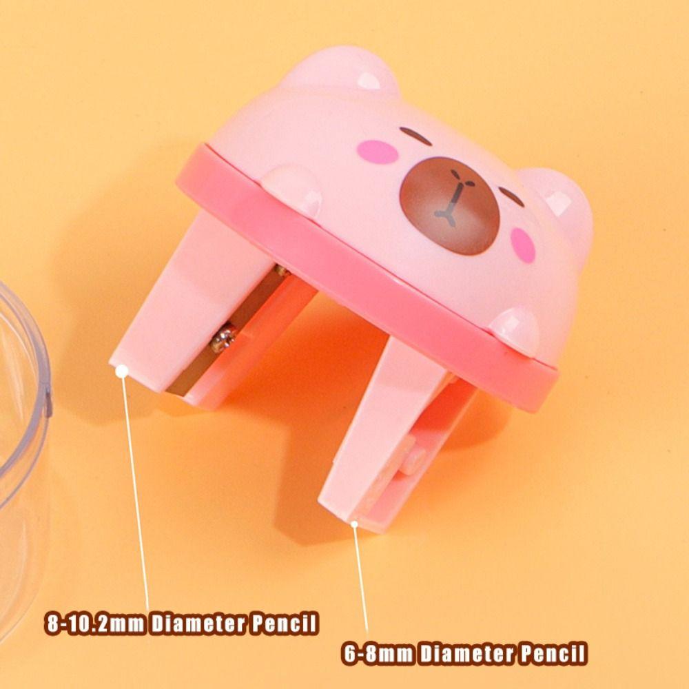Portable Pencil Sharpening Tool Capybara Shape Pencil Parer Pencil Sharpener  Back To School Gift