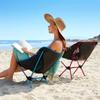 Detachable Portable Folding Moon Chair Outdoor Camping Chairs Beach Fishing Chair Ultralight Travel Hiking Picnic Seat Tools Soft and Comfortable