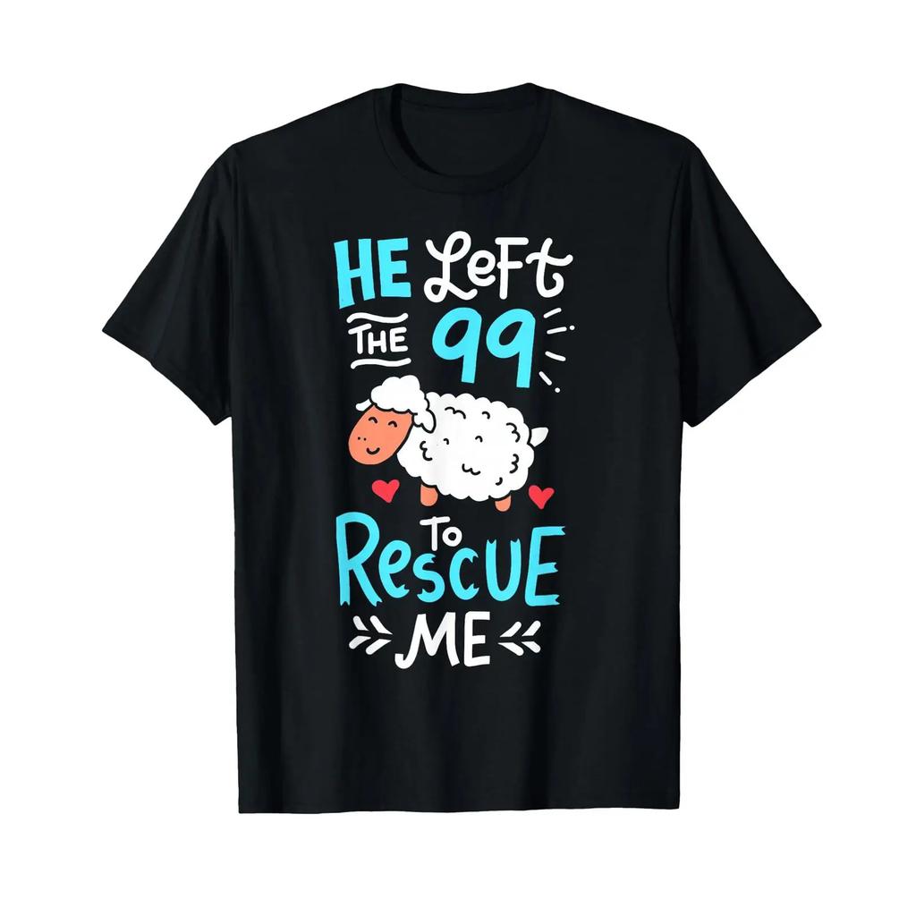 Christians Sheep T Shirt Vintage Washed Versatile Fashion Unisex Comfortable Slightly Top For Everyday Wear Breathable Stylish