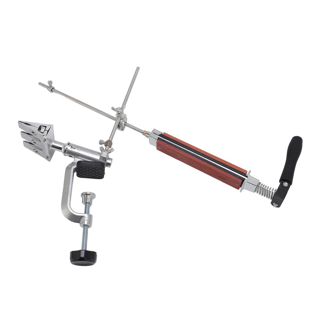 Festwinkel-Schärfer mit 8 Schleifsteinen 360-Grad-Klappfunktion Professionelles Schärfsystem für die Küche