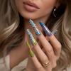 Flower Nail Foils Stripe Pattern Nail Decals Professional Nail Art Stickers  Nail Decoration