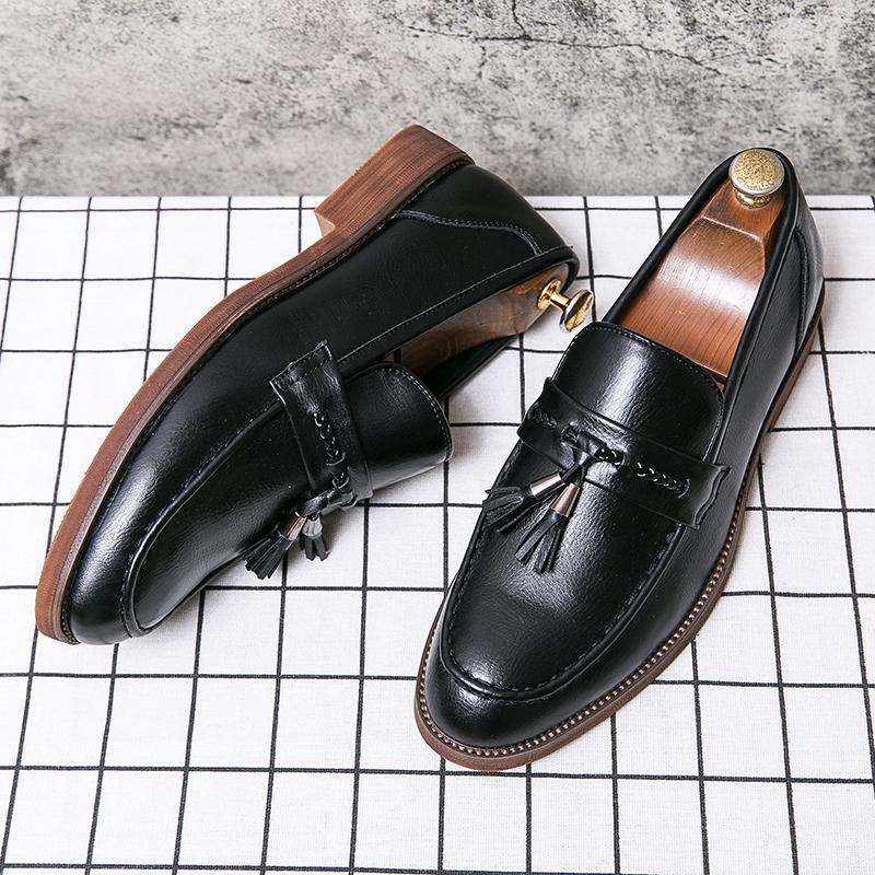 Fashion Hot Selling En's Loafers Europe America Soft Soles Comfortable Men's Formal Shoes Men's Genuine Leather Casual Shoes