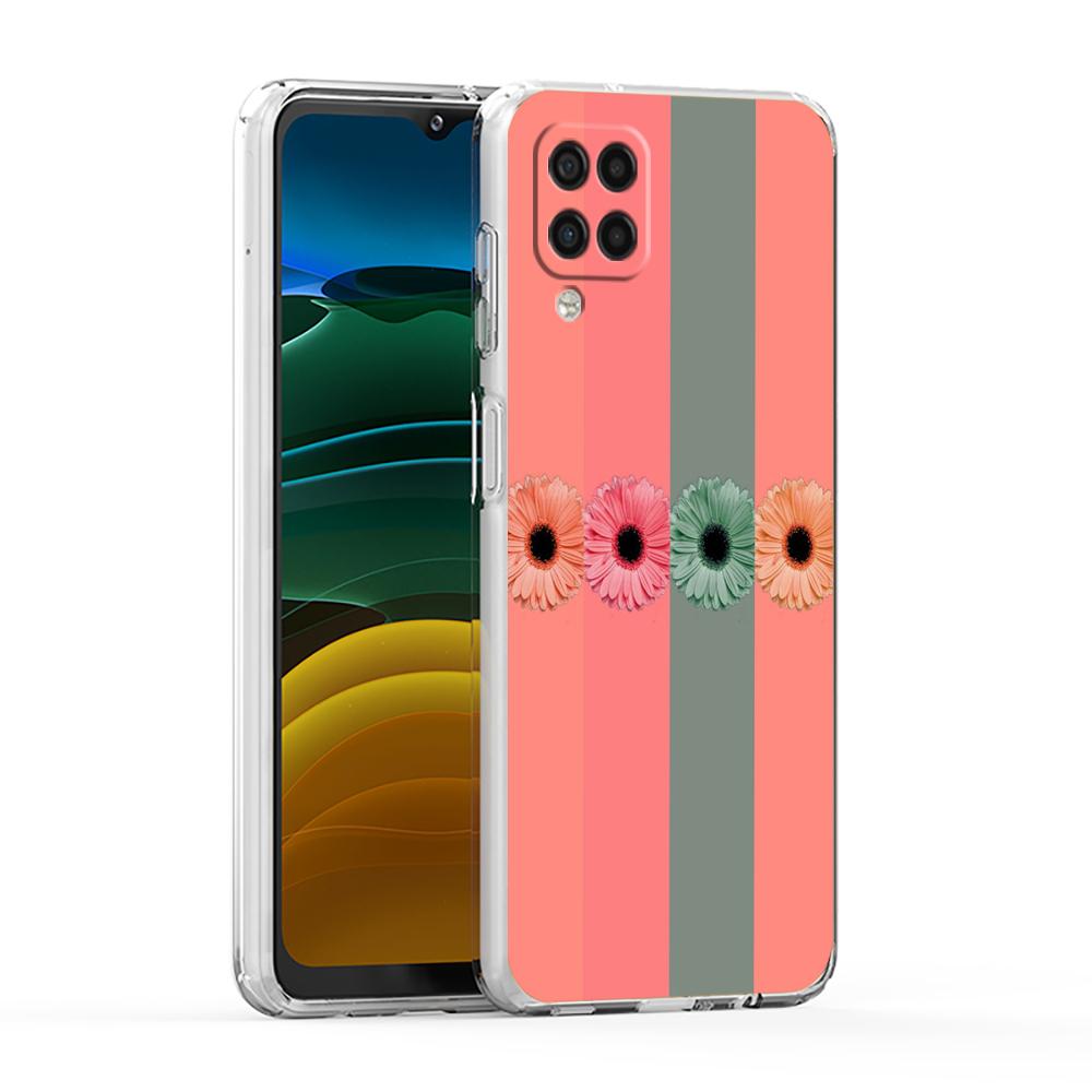 Fashion Fresh Little Daisy Flower Cover for Samsung Galaxy A13 A22 A52S A52 A72 A51 A71 A41 A31 A21 5G Transparent Phone Case