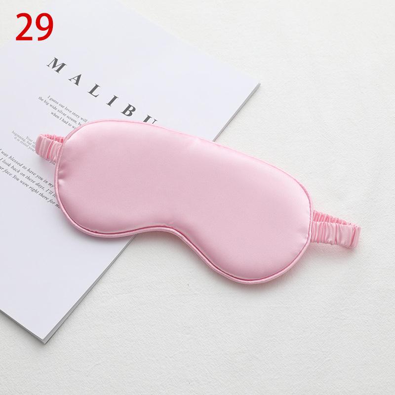 Ögonskydd för att sova Ögonmasker Mulberry Silk Satin för Kvinnor Män Sova ögonskugga Slät ögonbindel Sömnlöshet Hjälpmedel Somna Bekväm att bära
