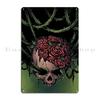 Death Bouquet Metal Plaque Poster Kitchen Pub Club Bar Designs Sign Tin Sign Poster