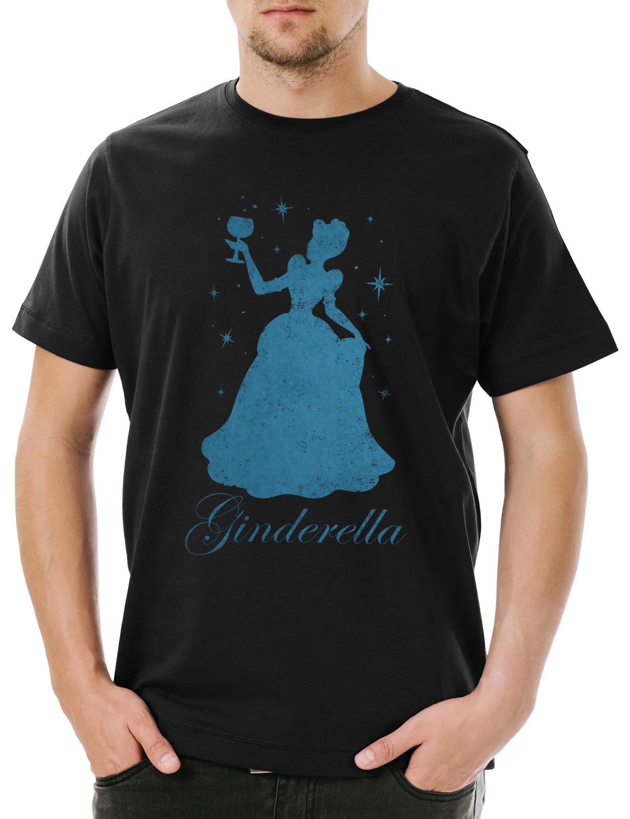 Ginderella Mens T-Shirt Alcohol Gin Drunk Party Drunk Crash Fun Carnival S