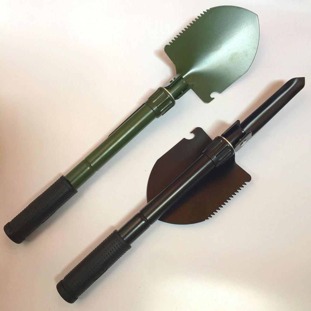 Multi-functional Folding Shovel: 4-in-1 Outdoor, Camping, Fishing, and Engineering Tool