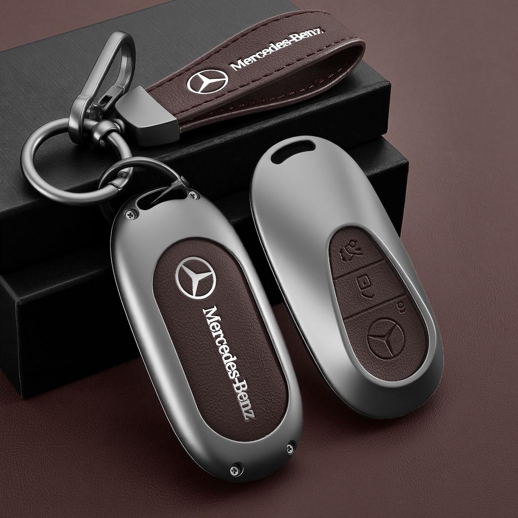 Auto Smart Schlüsselhülle Abdeckung Für Mercedes Benz C E S Klasse GLC CLE EQE W206 W214 W223 S350 S400 S450 E300 Schlüsselanhänger Fob