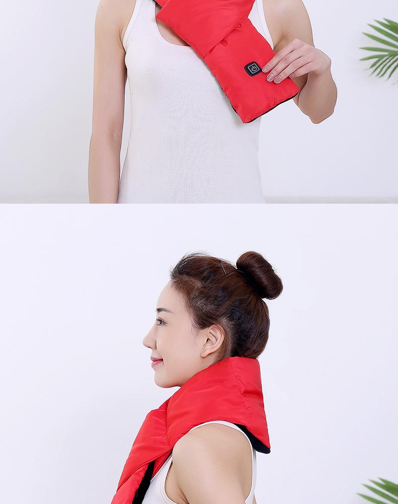 Electric Heating Scarf with Neck Warmer and Cold-Proof Insulation for Cervical Spine Relief
