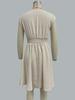 Spring/Summer 2025 French Holiday Lace Hollow V-Neck Dress - Floral Cut A-Line Skirt for Women