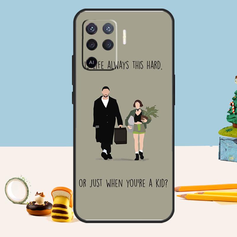 

Leon The Professional Case For Oppo A54 A74 A94 A80 A60 A40 A18 A38 A58 A78 A98 A96 A76 A16 A15 A17 A57 A5 A6 Pro OPPO A74 5G