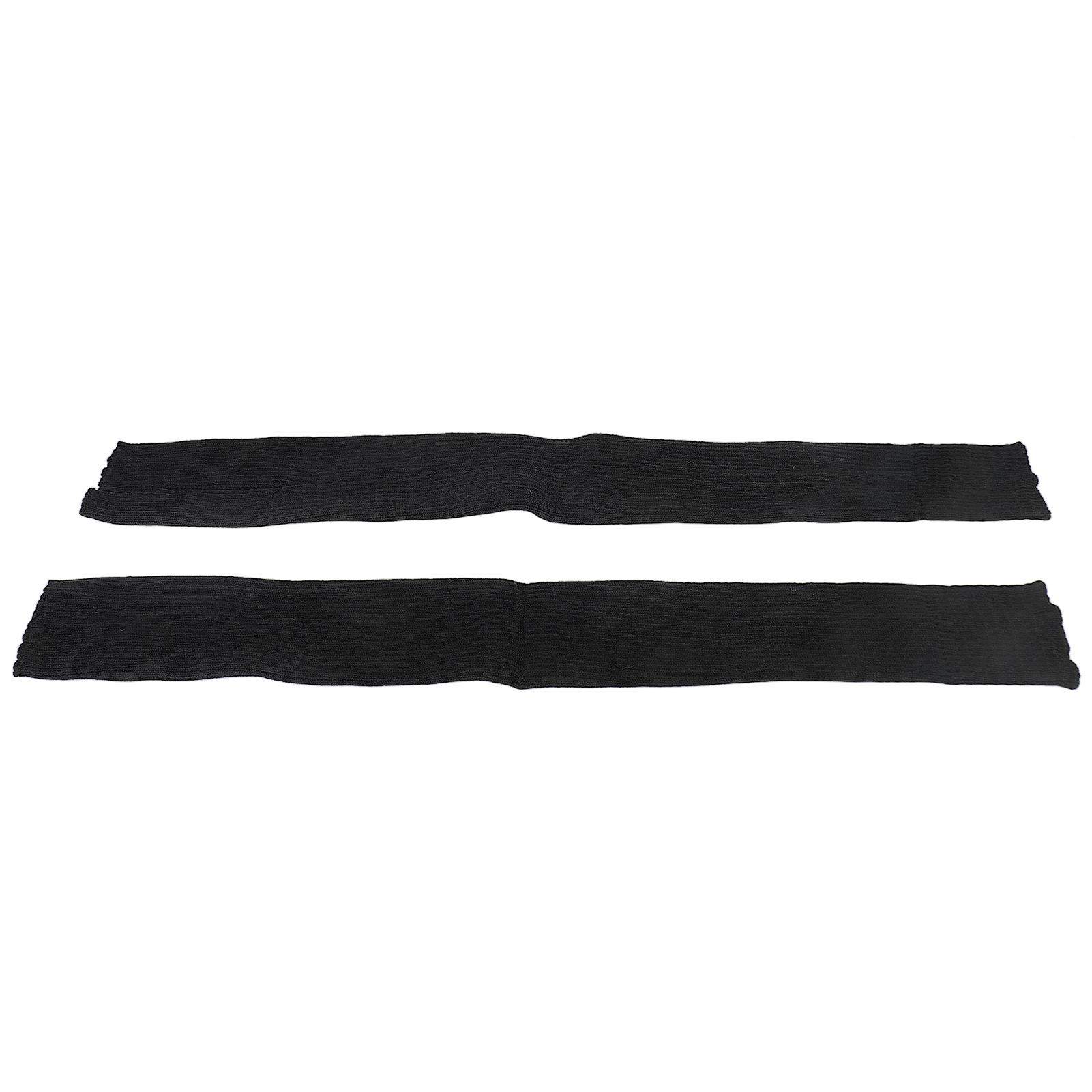 

Женские чулки для йоги с открытым каблуком в рубчик, вязаные гетры для балета, танцев, отдыха чёрный