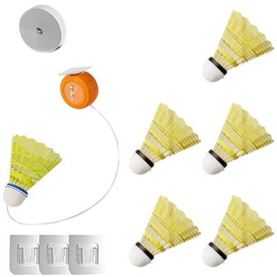 Single-Player Badminton Trainer Badminton Rebounds Device Automatic Rebounds Badminton Trainer for Beginners and Amateurs