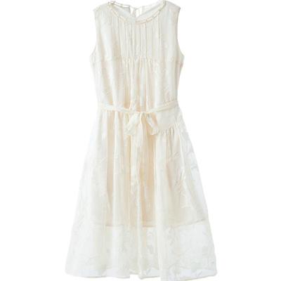 Betu Women's Jacquard Sleeveless A-line Dress
