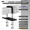 AUTMATCH Tenditore per Gancio di Traino Morsetto Anti-Rattling, Stabilizzatore Robusto per Gancio di Traino da 1,5" e 2"