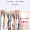 Nine-Hole Rotating Magic Hanger for Storage and Organization