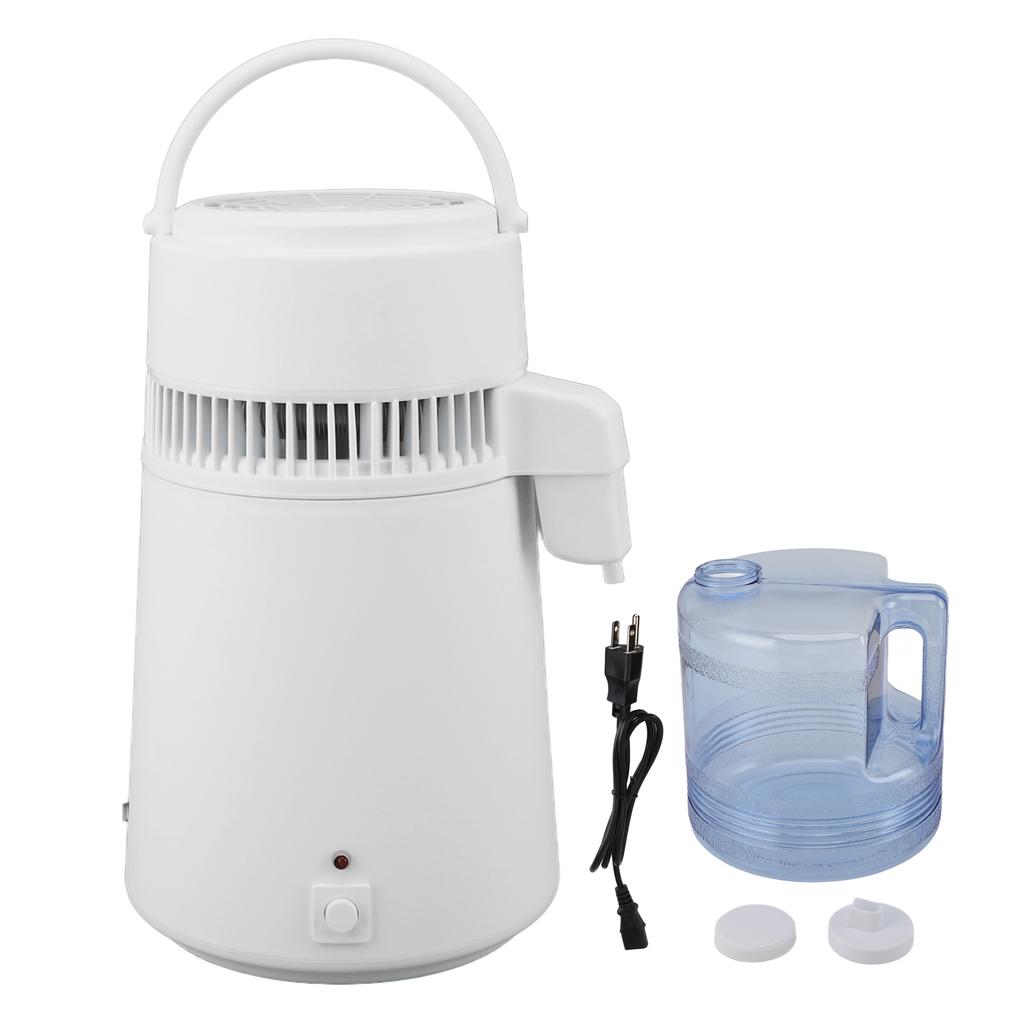 Wasserdestilliergerät 4L Edelstahl Vollautomatisch Übertemperaturschutz Destilliertes Wasser