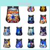 Sonic Cartoon Kinderrugzak Duurzaam Polyester Materiaal 20-35l Inhoud Ritssluiting Gewatteerde Schouderbanden 44*30.5*16cm