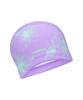 Lenomasuyeongbog Accessories Adult Flower Dot Graphic Pu Swim Cap Lavender Ro-Rc2F711-Lv