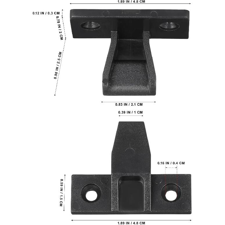 20pcs Push-on Quick Fitting Furniture Panel Clip - Adjustable Nylon Cabinet Clip for Quick and Easy Installation - Ideal for Wall Cabinets and