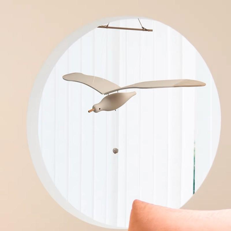 

Nordic Style Creative Wooden Seagull Pendant for Children s Room or B&B Hotel