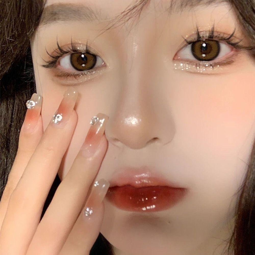 5 Pairs Clear Band Manga Lashes Big Eyes Little Devil False Eyelashes 3D Women