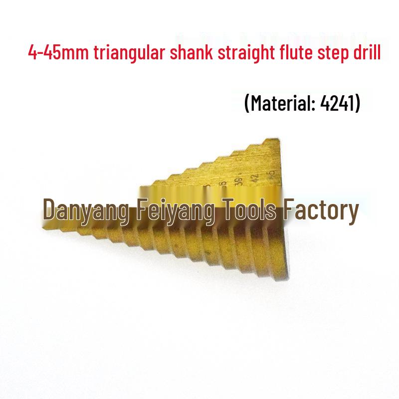 4-45mm Multifunctional Step Drill Bit: Pagoda Cone Reamer & Aluminum Film Hole Puncher