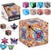 Fidget Cube Antystresowa Kostka Magnetyczna Niebieska Puzzle Magic Cube