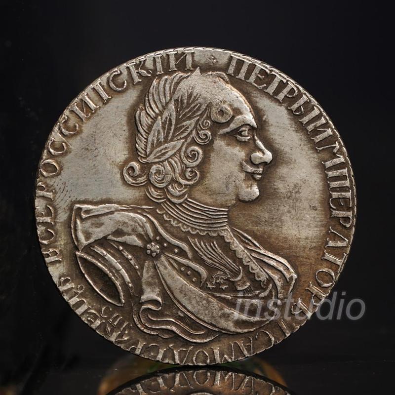Russia 1724, Peter, Coins, Creative Gifts, Antiques, European Style, Retro, Ornaments, Tourist Souvenirs