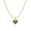 Zodiac Heart Contemporary Necklace With Layered Chain Perfect For Women Fashionable