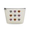 Women Leopard print lettering Print Cosmetic Bag Toiletries Organize Travel Storage Case 6731 KTB