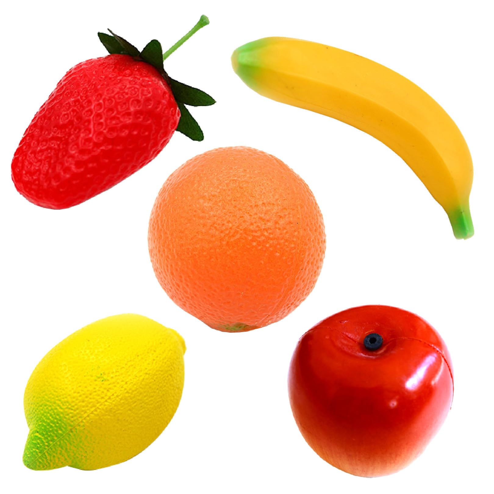 

Famimueno Fruit Maracas, Party Supplies, Eurhythmic Musical Instruments, Shakers (Set of 5)