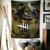 Dark Fantasy Wall Tapestry Gothic Art Bedroom Dcor Tapestry Wallmounted Fashion Print Wall Covering Decoration Work Of Art