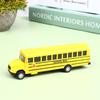 Alloy Inertial School Bus Model Car Model Pull Back Toys Vehicle Gifts Kids Boy Toys For Children Birthday